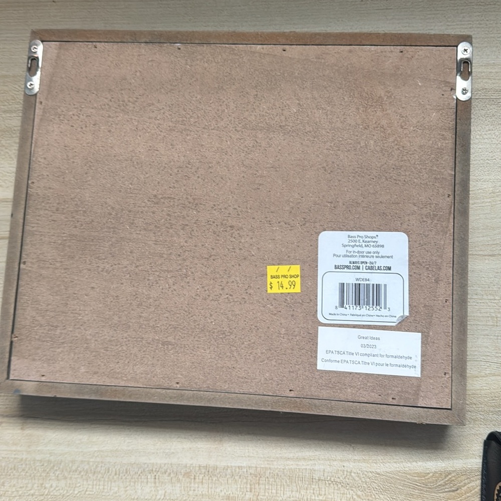 Cabela's Rustic Brown Photo Frame - Picture 2 of 2